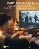Goobay 58482, HDMI, 4x HDMI, 3840 x 2160 px, 57,3 mm, 149 Náhled obrázku produktu 14