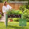 COSTWAY Hochbeet Metall 95x31x79,5cm, erhöhtes Gartenbeet Produktbild-Vorschau 5