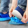 com-four® 100x hochwertige Einweg Überziehschuhe 5g je Produktbild-Vorschau 2