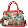 Laura Vita Damen Henkeltasche Umhängetasche Blumen Muster Produktbild-Vorschau 2