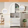 Armoire à étagères courbes, haute, 70 x 35 x 180 cm, en Voir les images du produit 11