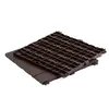 Terrassenfliesen 30x30 cm - 6 Stück - Braun - Klickfliesen Produktbild-Vorschau 3