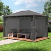 Gartenpavillon 3x4 m Stahldach Hardtop 4 Seitenteile in Produktbild-Vorschau 2