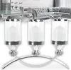 Chandelier Glamour Argent Verre Communion Photophore Grande Voir les images du produit 24