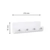 Walteco Věšák na klíče 215x70mm, plast, bílý Náhled obrázku produktu 2