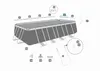 Bestway® Ersatzteil Horizontale Poolstange A (grau) für Produktbild-Vorschau 2
