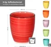 6er Kaffeebecher Set Uni bunt 350 ml ohne Henkel Produktbild-Vorschau 4