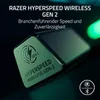 Close-up of a Razer Hyperspeed Wireless Gen 2 dongle with marketing text. Náhľad obrázku produktu