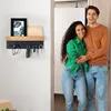 Schlüsselbrett mit Ablage, Schlüsselbrett Holz mit 6 Produktbild-Vorschau 3