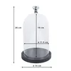 Campana Clayre & Eef Ø 14x25 cm in vetro trasparente Anteprima dell’immagine prodotto 5