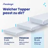Arensberger Matratzen Topper LUXURY, 120x200cm, Gelschaum Produktbild-Vorschau 9