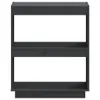vidaXL Bücherregal Grau 60x35x71 cm Massivholz Kiefer -  Produktbild-Vorschau 15
