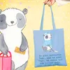 Mr. & Mrs. Panda Einkaufstasche Panda Golfen - Sky Blue - Produktbild-Vorschau 2