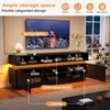 okwish Mobile TV a credenza con ripiano in vetro temperato, Anteprima dell’immagine prodotto 9