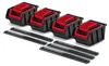 Sada boxů SETTRUCK s lištou na zeď 580x230x130 (16 boxů+5 Náhled obrázku produktu 2