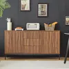 Sideboard Kommode mit 3 Schubladen & 2 Türen, Anrichte im Produktbild-Vorschau 4