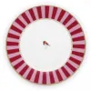 Pip Studio Frühstücksteller Love Birds Stripes Rot-Pink (21 Produktbild-Vorschau 1