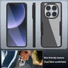 A collage of images showing a phone case from different angles, including a lifestyle shot of it being placed in a pocket. Produktbild-Vorschau