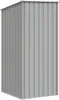 A grey metal shed shown from a three-quarter angle against a white background. Náhled obrázku produktu
