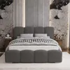 Doppelbett 160x200 Zenna - dickem Schaumstoff, Bett mit Produktbild-Vorschau 2