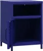 vidaXL Table de nuit bleu marine 35x35x51 cm acier Voir les images du produit 6