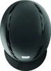 A top-down view of a black equestrian helmet. Produktbild-Vorschau