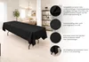 MEBLE ODNOWA, Tischdecke, Matter Samt-Tischdecke, Produktbild-Vorschau 4