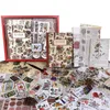 Vintage Scrapbooking Sticker Set – Blumenmotiv Aufkleber Produktbild-Vorschau 1