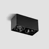 Arcchio Downlight Kubika, 19 cm, schwarz, 2-flg., Metall Produktbild-Vorschau 5