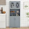 GOPLUS 145 cm Badezimmerschrank, freistehender Produktbild-Vorschau 9