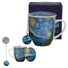 DUO ART GALLERY Becher 400 ml mit Teesieb STARRY NIGHT Produktbild-Vorschau 5