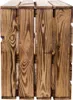 Stück großes geflammte/gebranntes Regal 68cm x 40cm x 31cm Produktbild-Vorschau 2