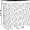 vidaXL Kosz na pranie z 2 przegrodami 53x35x57 cm z Podgląd zdjęcia produktu 8
