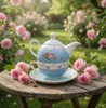 Teeservice aus Porzellan mit Tasse und Kännchen (400 ml) Produktbild-Vorschau 6