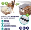 DEUBA® 6x Boîte de rangement 60L en plastique transparent Voir les images du produit 3