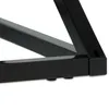 Relaxdays Sitzhocker, gepolstert, Kunstleder, Metall, Produktbild-Vorschau 3
