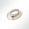 LYSEL® Drehverschluss Messing vernickelt mit Gegenplatte Produktbild-Vorschau 2