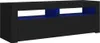 A black TV stand with blue LED lighting. Anteprima dell’immagine prodotto