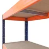 shelfplaza PRO 180x120x50cm Shelf v modro-oranžová Náhled obrázku produktu 2