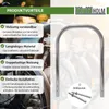 Fahrradanlehnbügel 116x74 cm Edelstahl Ø 60 mm zum Produktbild-Vorschau 6