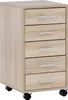 Finebuy – szafka na kółkach Sonoma 33 x 63 x 38 cm, Podgląd zdjęcia produktu 9