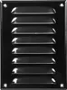 Lüftungsgitter LG-1419 BL-FG Schwarz 140 x190 Fliegengitter Produktbild-Vorschau 1