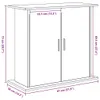 vidaXL Akvarijní stojan černý dub 81 x 36 x 73 cm materiál Náhled obrázku produktu 7