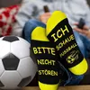 Lustige Socken „Bitte nicht stören – Ich schaue Fußball“ | Produktbild-Vorschau 1