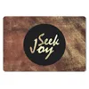 MuchoWow® Schreibtischunterlage Zitate - Glück - Gold - Produktbild-Vorschau 1