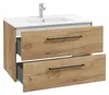 Stamar wastafelonderkast met wastafel, eikenhout Craft Productafbeelding-voorbeeld 3