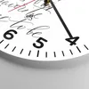 Wanduhr - Rund - Glasuhr - Gemeinsam unser Ort - 30x30cm - Produktbild-Vorschau 5