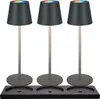 3x RGBW LED Tischleuchte kabellos IP44 Akku Tischlampe Produktbild-Vorschau 1