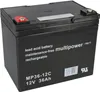 AGM BLEI AKKU 12V 36Ah kompatibilné 48V GREENSAVER SP38-12 Náhľad obrázku produktu 1