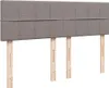 vidaXL Boxspringbett mit Matratze Taupe 160x200 cm Stoff Produktbild-Vorschau 7